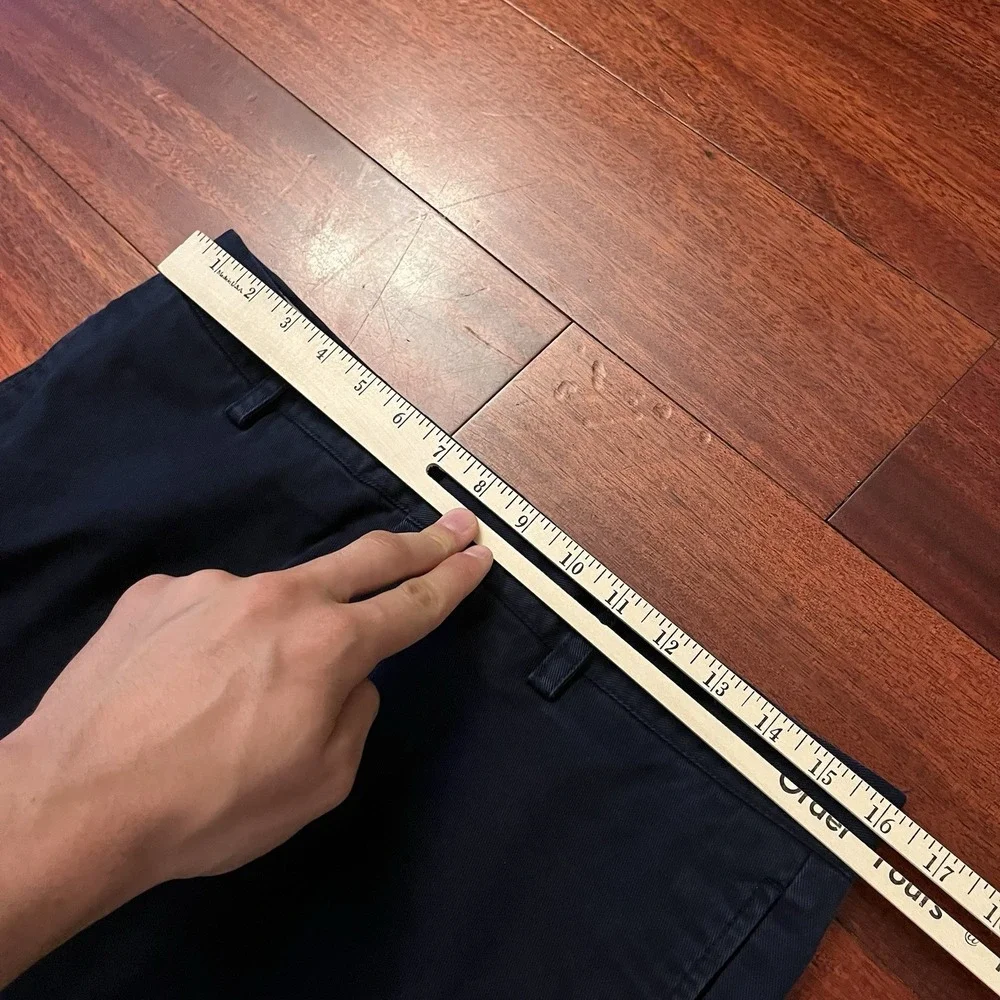Banana Republic Pants Men 32x34 Navy Blue Chino Workwear Gorpcore Slim READ *